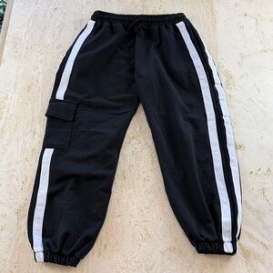 Nasty Gal High Rise Cropped Sweatpants Size L Lounge Joggers